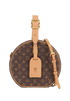 Boite Chapeau Souple PM, &pound;1,500, Handbags, Brown, Canvas, Front view
